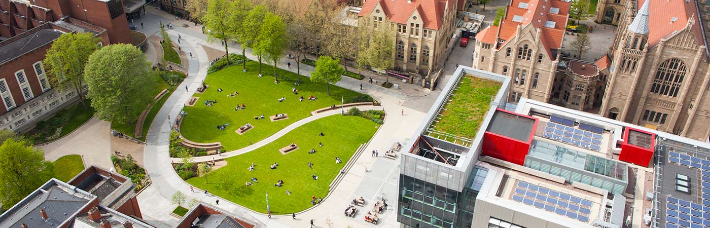 University aerial shot