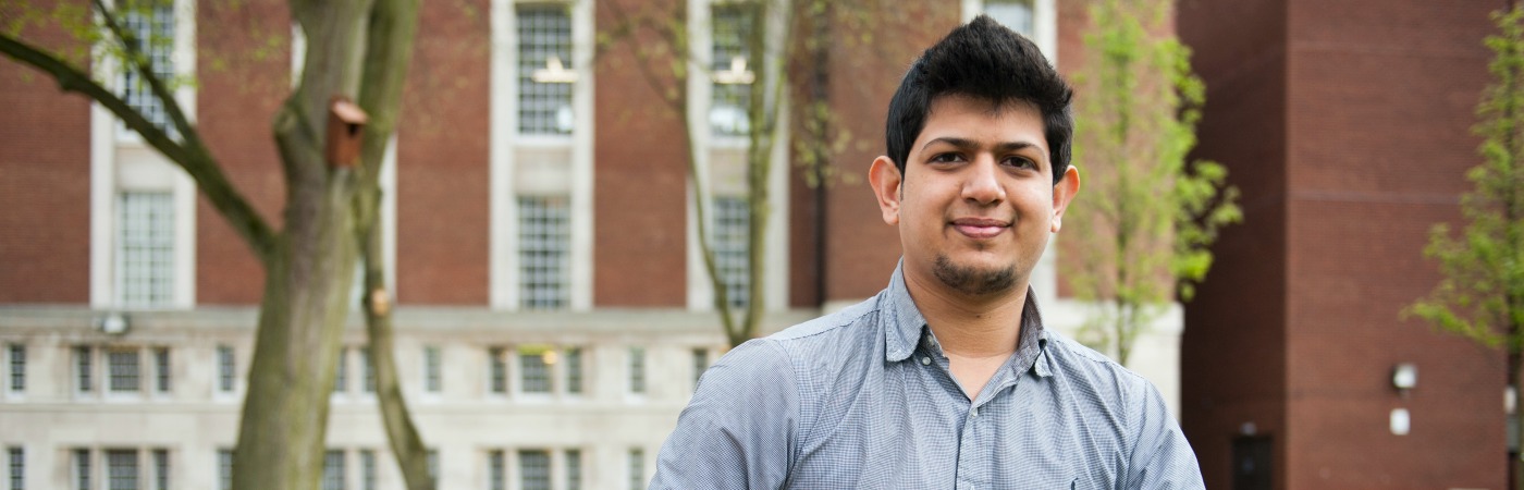 Pakistani student at Manchester