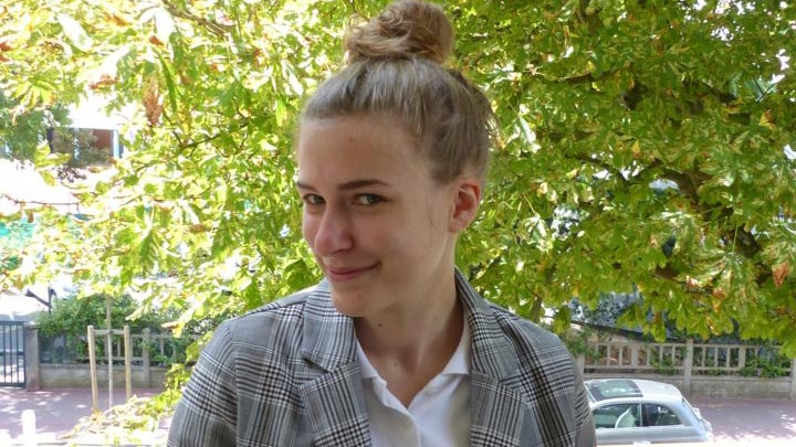 Second year Physics student, Clea Dronne