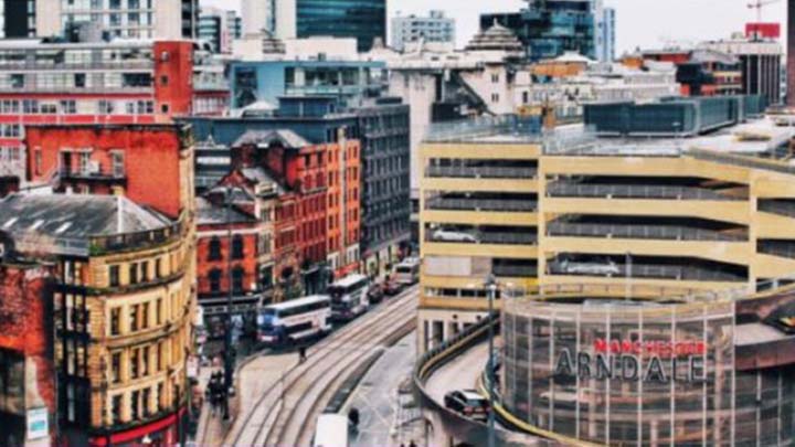 Rooftops in Manchester