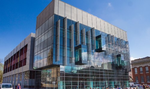 Alan Gilbert Learning Commons exterior