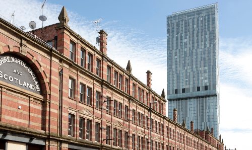 Great Northern Building and the Hilton Hotel 