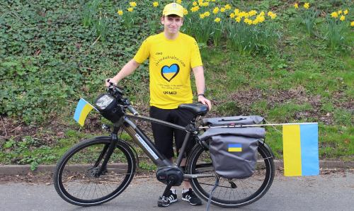 Joe Stafford, cycling for Ukraine 